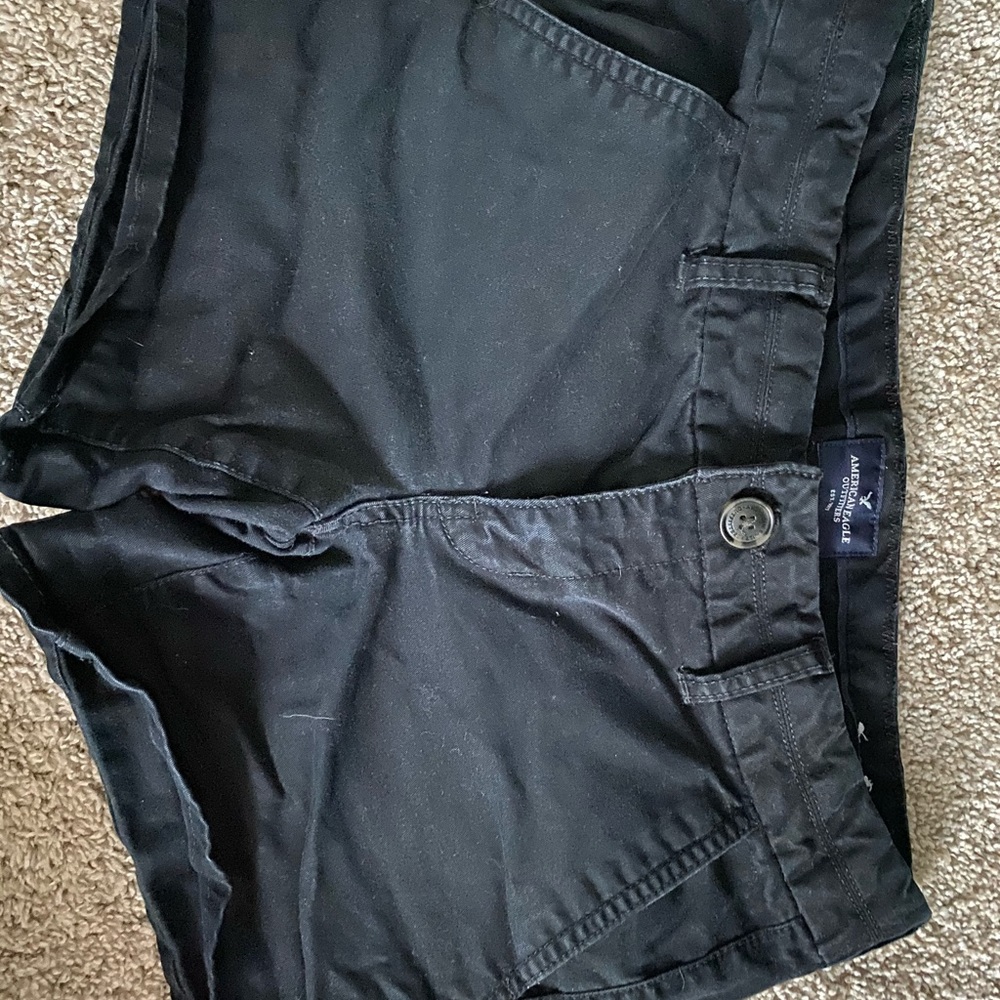 American Eagle black shorts.